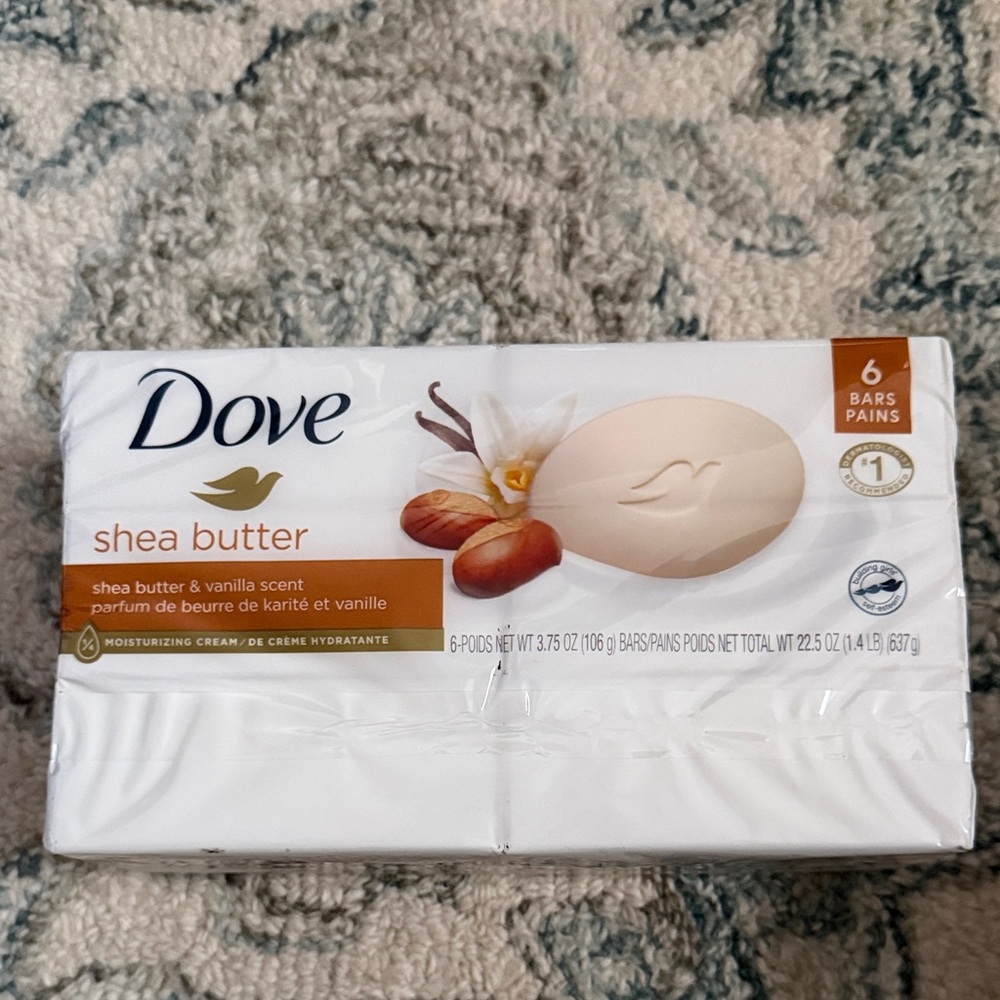 Dove Shea Butter and Deep Exfoliating Soap Bars - Picture 2 of 3